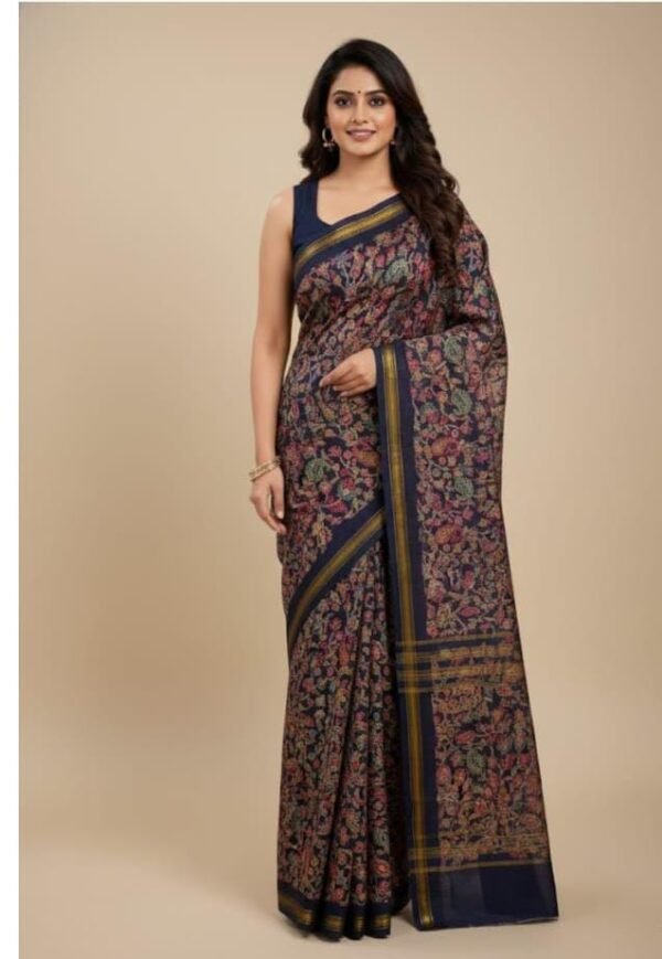 Designer Printed Silk Saree for Festive & Casual Occasions