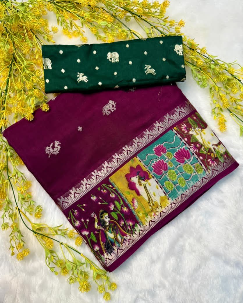 Premium cotton saree