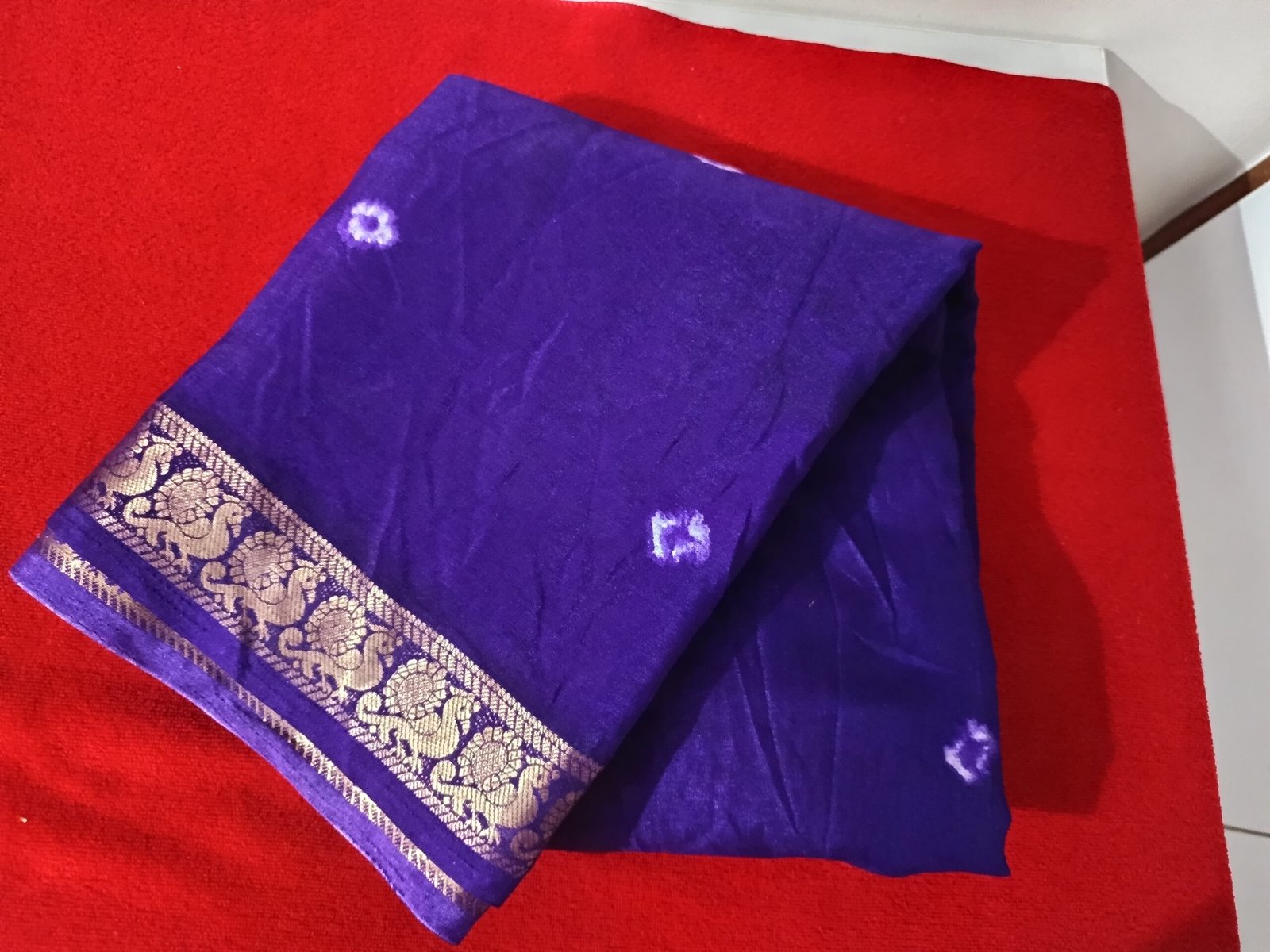 Mulmul cotton saree