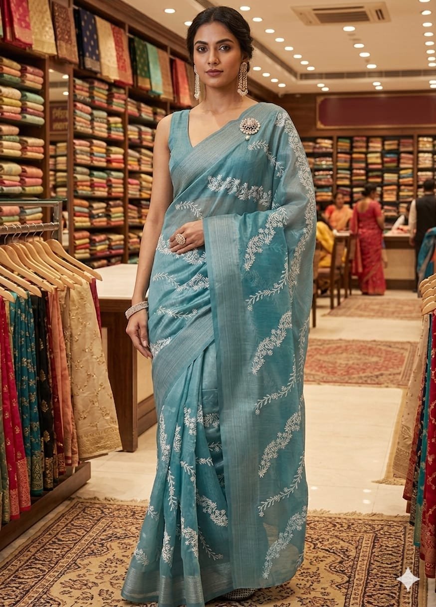 Leheriya Art Silk Saree